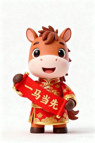 一马当先卡通马 一马当先卡通马