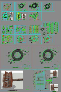 �۹���¥CADʩ��ͼ Ч��ͼ