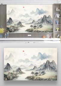 ˮīɽˮ�����ӱ���ǽ