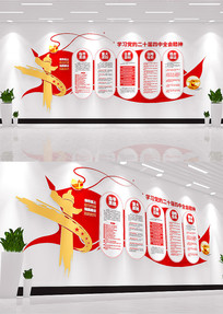 ѧϰ��ʮ������ȫ�ᾫ�񵳽��Ļ�ǽ