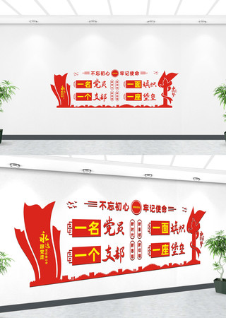 党员的权利和义务文化墙 党员的权利和义务文化墙