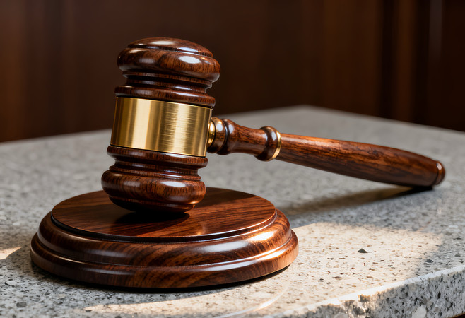 木质法槌特写 木质法槌特写