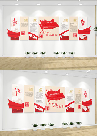 不忘初心牢记使命入党誓词党建文化墙 不忘初心牢记使命入党誓词党建文化墙