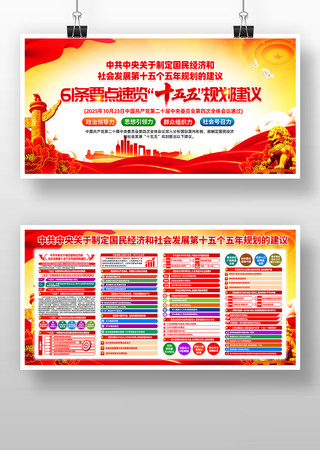 二十届四中全会61条十五五规划建议展板 二十届四中全会61条十五五规划建议展板
