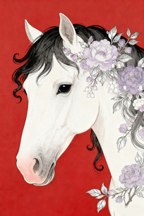 ����ˮ�ʰ�ɫ������д��ͷ���ܲ廭װ�λ�