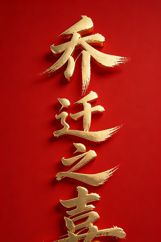 乔迁之喜艺术字 乔迁之喜艺术字