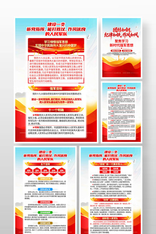 全军学习新时代强军思想部队海报 全军学习新时代强军思想部队海报