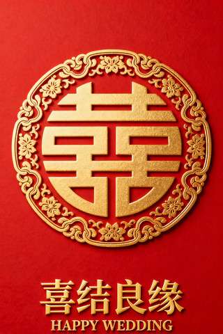 喜字背景素材 喜字背景素材