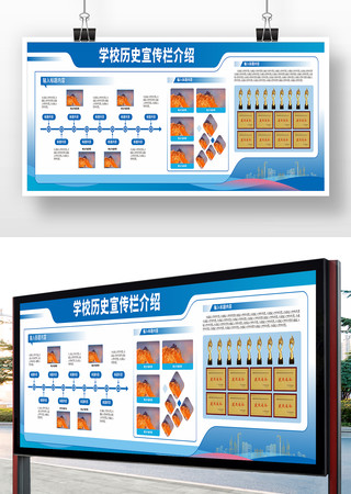 学校企业社区宣传展板设计 学校企业社区宣传展板设计