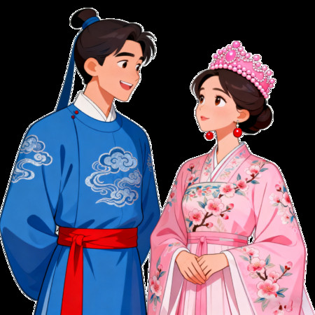 古装男女典雅中式服饰 古装男女典雅中式服饰