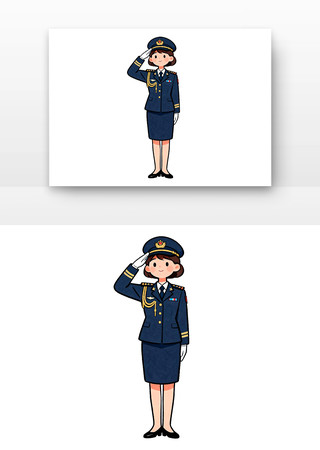 警察人物卡通 警察人物卡通