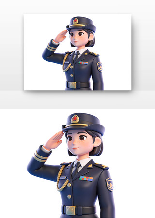 警察形象卡通 警察形象卡通