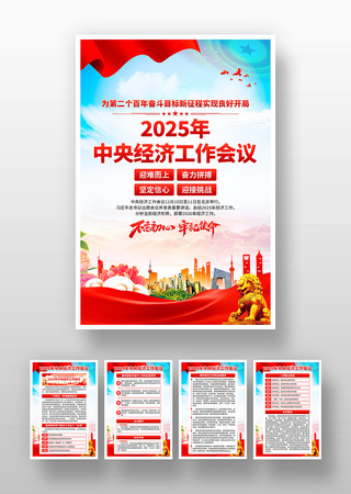 2025年中央经济工作会议海报 2025年中央经济工作会议海报