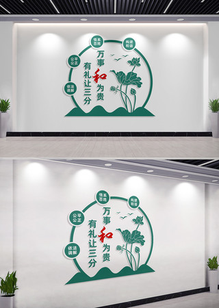 万事和为贵调解室文化墙 万事和为贵调解室文化墙