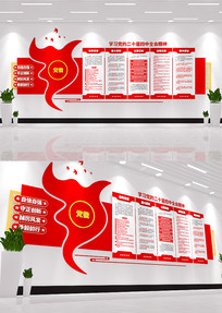 ѧϰ���Ķ�ʮ������ȫ�ᾫ�񵳽��Ļ�ǽ