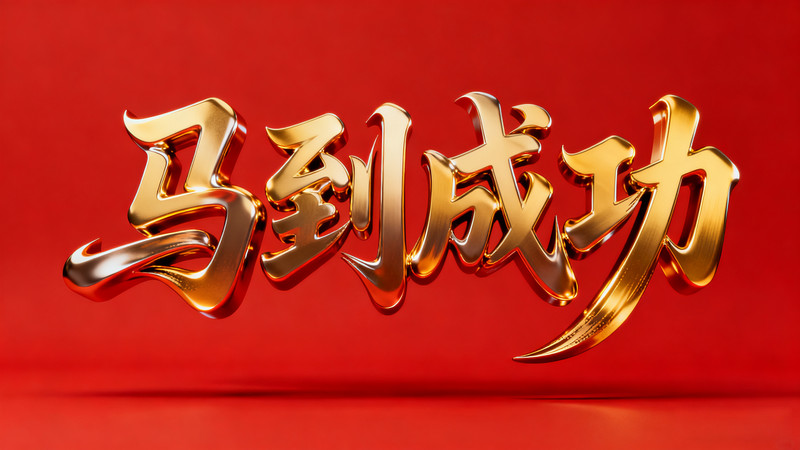 马到成功金属字 马到成功金属字