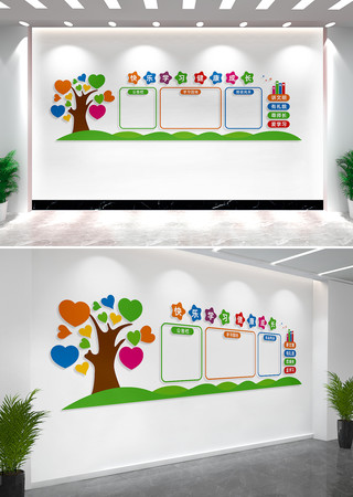 学校班级学习园地文化墙 学校班级学习园地文化墙