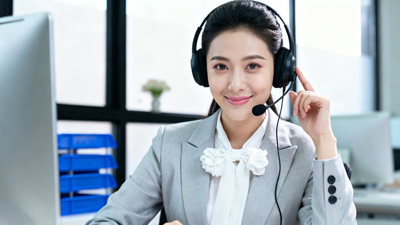 高颜值的客服人员 高颜值的客服人员