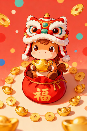 ���ڳ�Ϧ����2026С����Ԫ��ϲ��廭