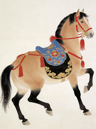 �й���ͳ�ŷ�ˮī��װ�ι�����ɫ�����廭