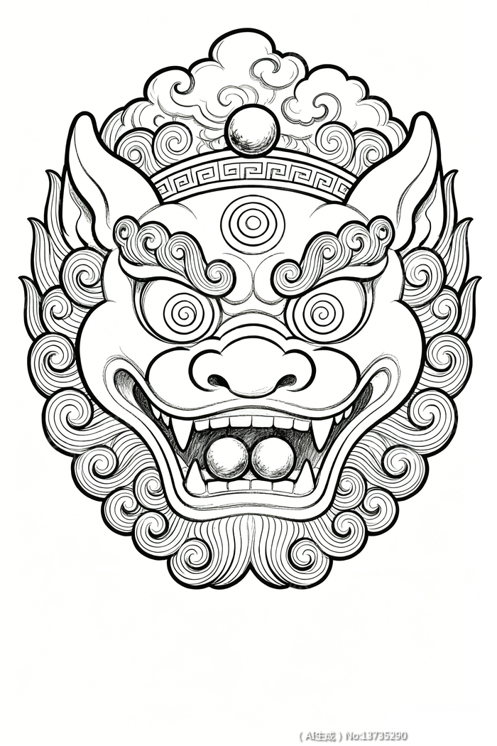 �й���ͳʨͷ�����ڰ��߸�ͼ�廭Ԫ���ز�