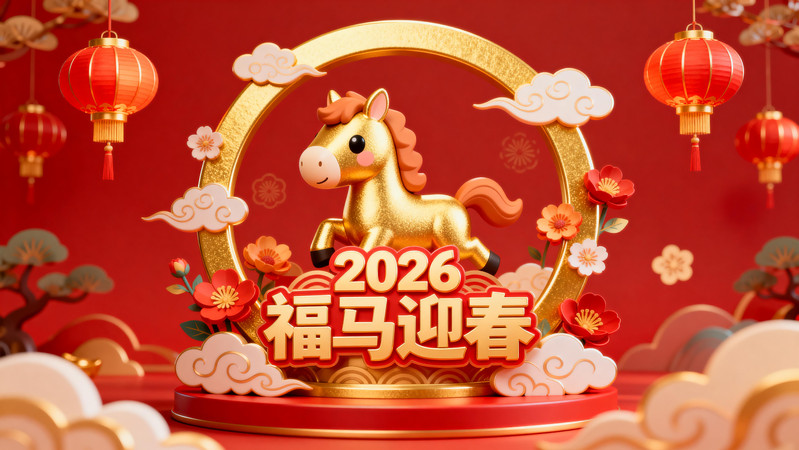 2026���긣��ӭ�����ⱳ��  PNG