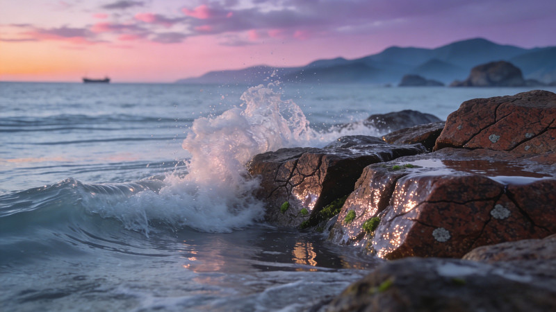 海边的惊涛拍岸 海边的惊涛拍岸