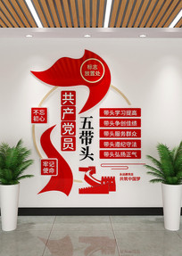 ���浳Ա���ͷ�����Ļ�ǽ