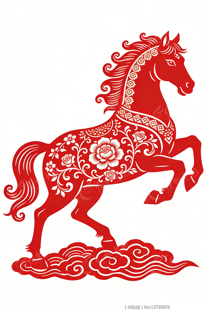 ��ɫ��ֽ�����������괺��Ԫ��װ��ͼ��Ԫ��