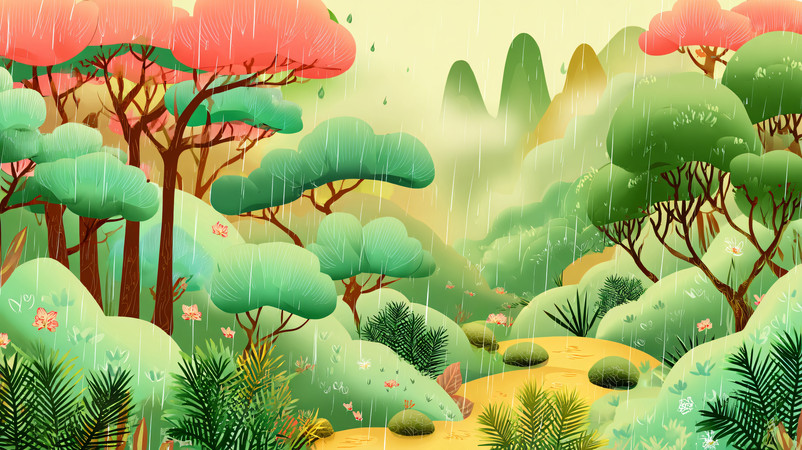 �ֻ��������ɫïʢ���ַ羰��ƽ�廭 JPG