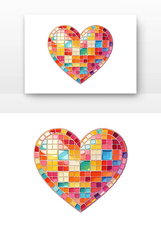 马赛克瓷砖爱心 马赛克瓷砖爱心