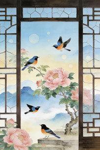 ɽˮ������ʽ��������ĵ�����廭