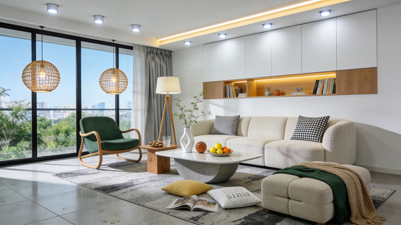 现代简约风格的客厅 现代简约风格的客厅