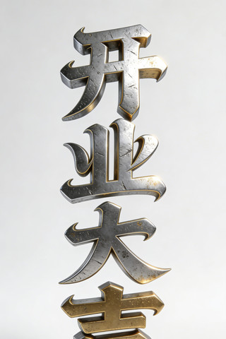 开业大吉立体字 开业大吉立体字