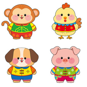 ��ͨ����Ф�������������β廭�ز�