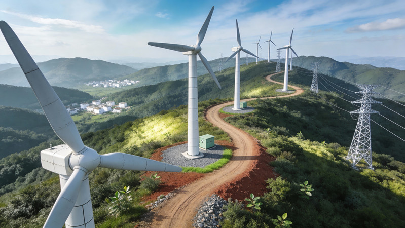 ��ɽ�ϵ�����Դ�糵 JPG