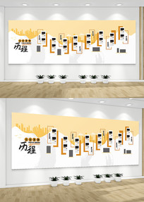 ��ҵ��չ�����Ļ�ǽ��־��˾��չʷ����ǽ