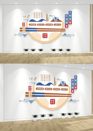 食堂文化墙 食堂文化墙