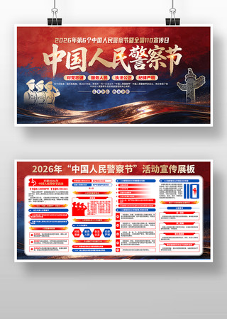 最新中国警察节全国110宣传日宣传栏展板 最新中国警察节全国110宣传日宣传栏展板