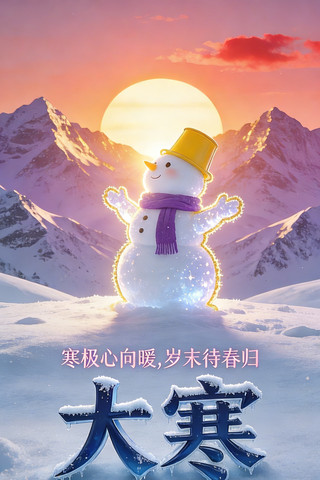 大寒创意图片 大寒创意图片