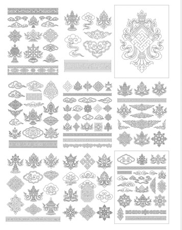 国风图案CAD图块 国风图案CAD图块