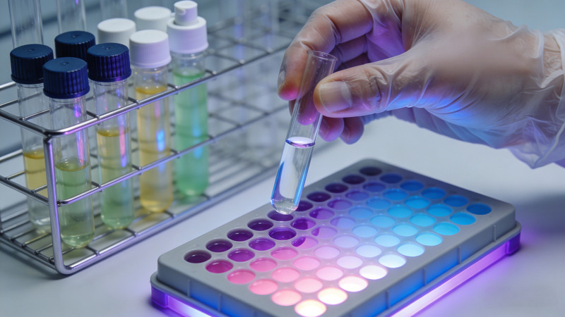 实验台的试剂样本 实验台的试剂样本