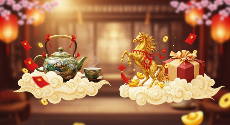 2026祥瑞骏马送福图 2026祥瑞骏马送福图