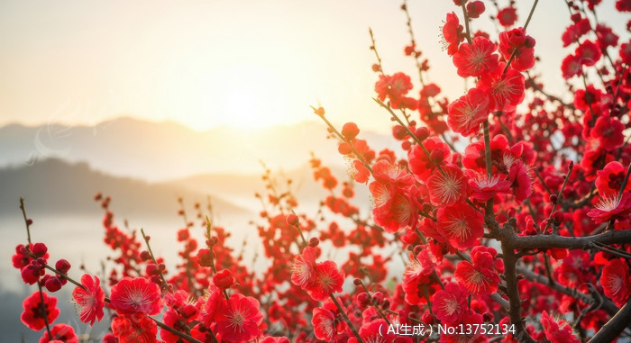 ��ϼ�еĺ�÷��ʢ��