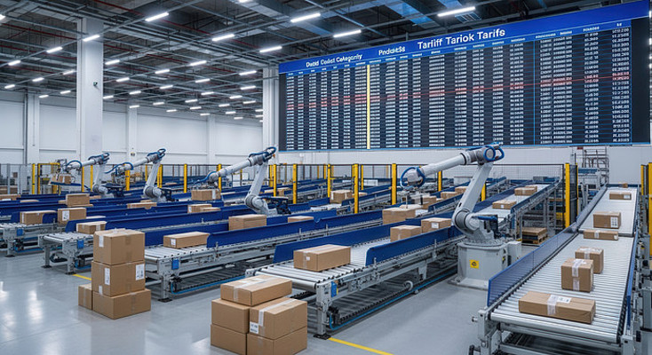 工业机器人分拣包裹场景 工业机器人分拣包裹场景