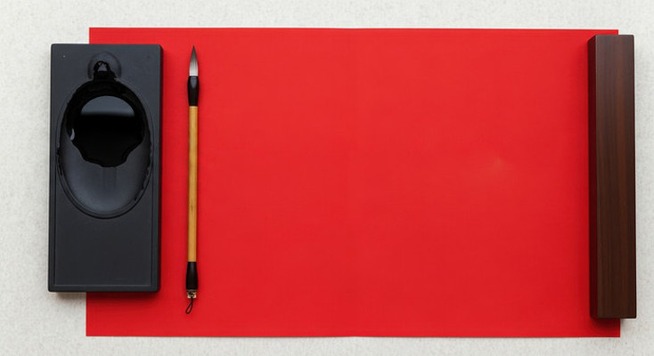 ��ɫ��ֽ���ķ��ı�