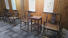 ���ݴ�ͳľ������չʾ