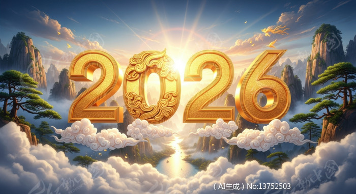 ��ɫ2026����ɽˮ���걳��ͼ