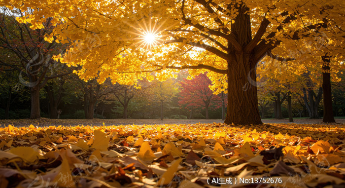 ��ɫ�����µ���Ҷ����