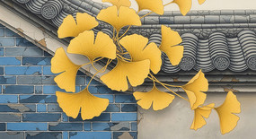 ��ש�������ɫ����Ҷ